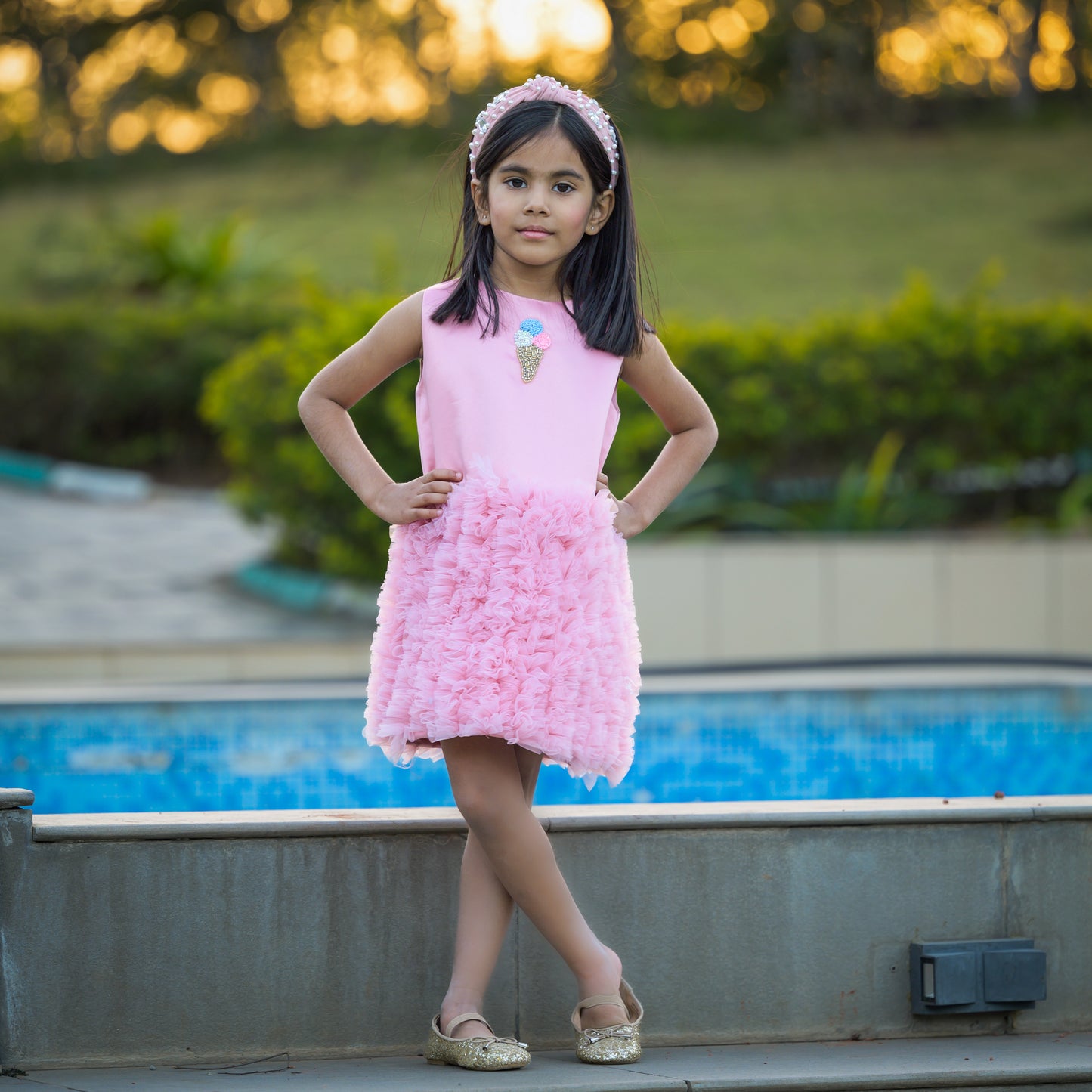 Candy Floss Pink Party Dress